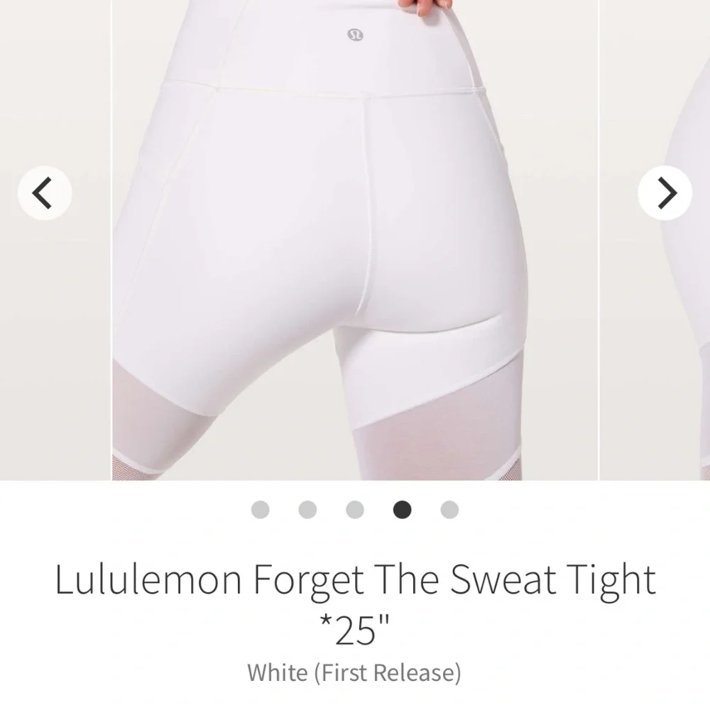 Lululemon Forget The Sweat Crop 25" - Picture 4 of 13